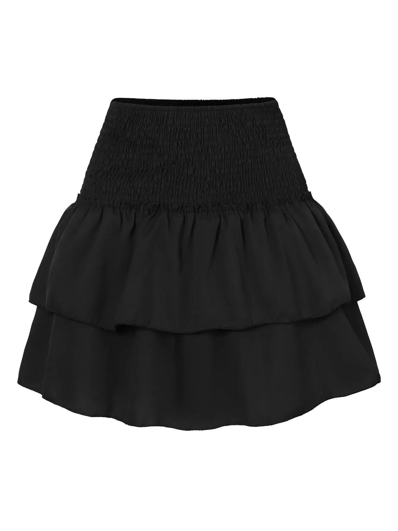Boho Ruffle Mini Skirt