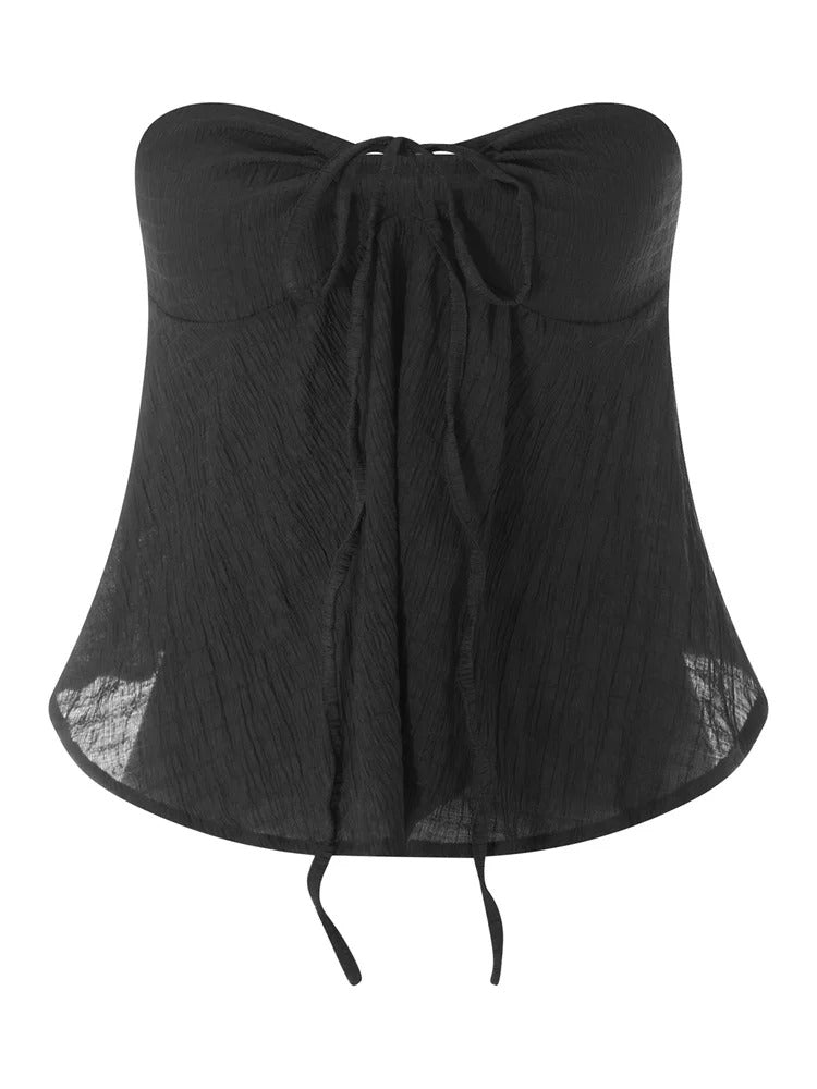 Strapless Off Shoulder