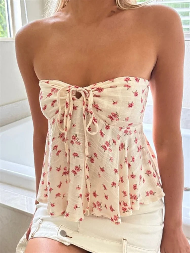 strapless of shoulder top