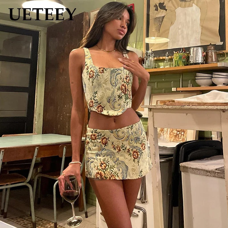 European Corset 2 Piece Set