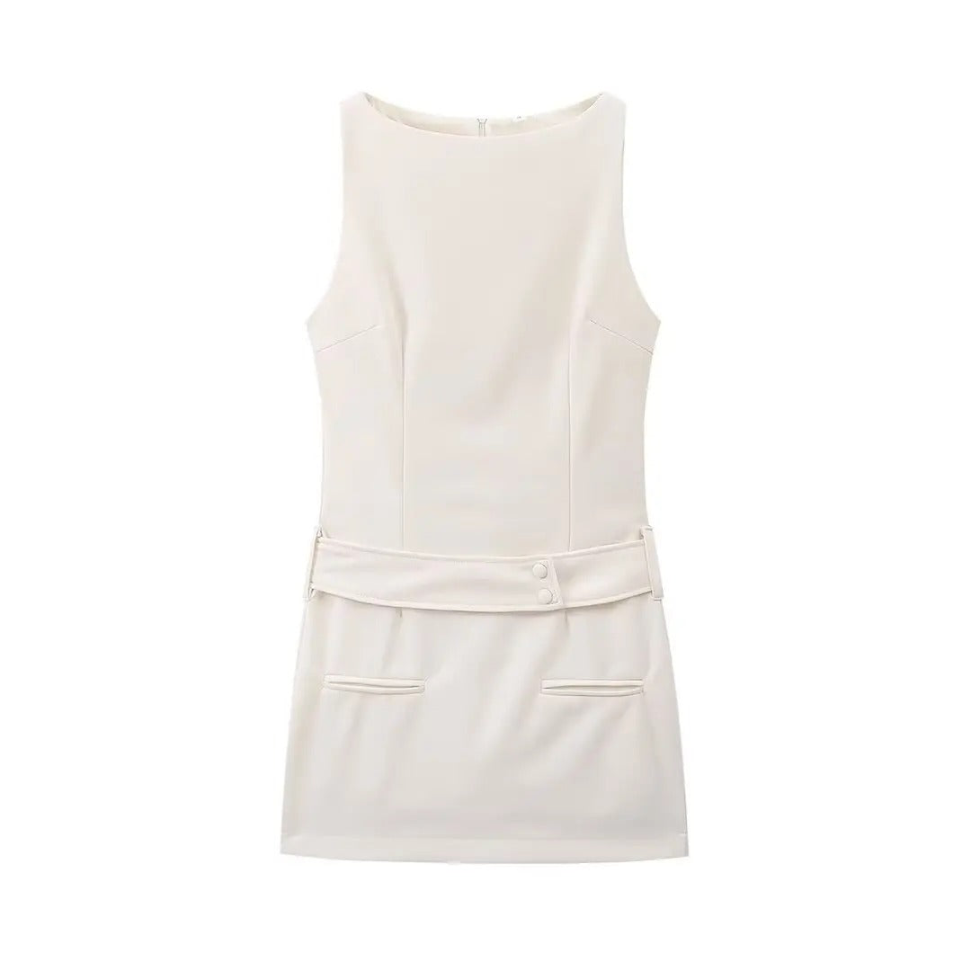 Sleeveless Ship Neck dress