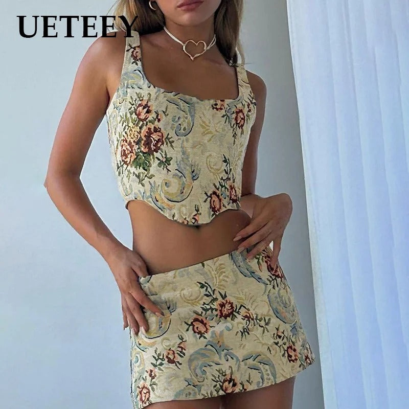 European Corset 2 Piece Set
