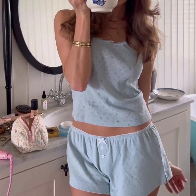 Y2K Sleep Tank & Shorts Set