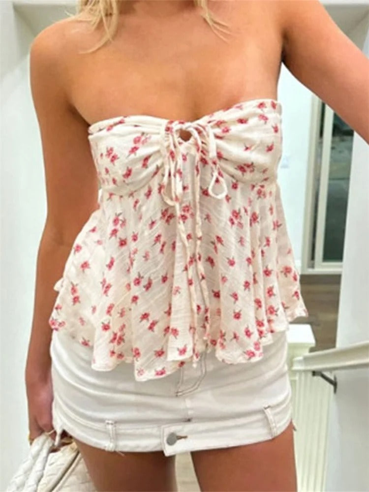 strapless of shoulder top